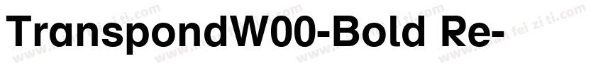 TranspondW00-Bold Re字体转换